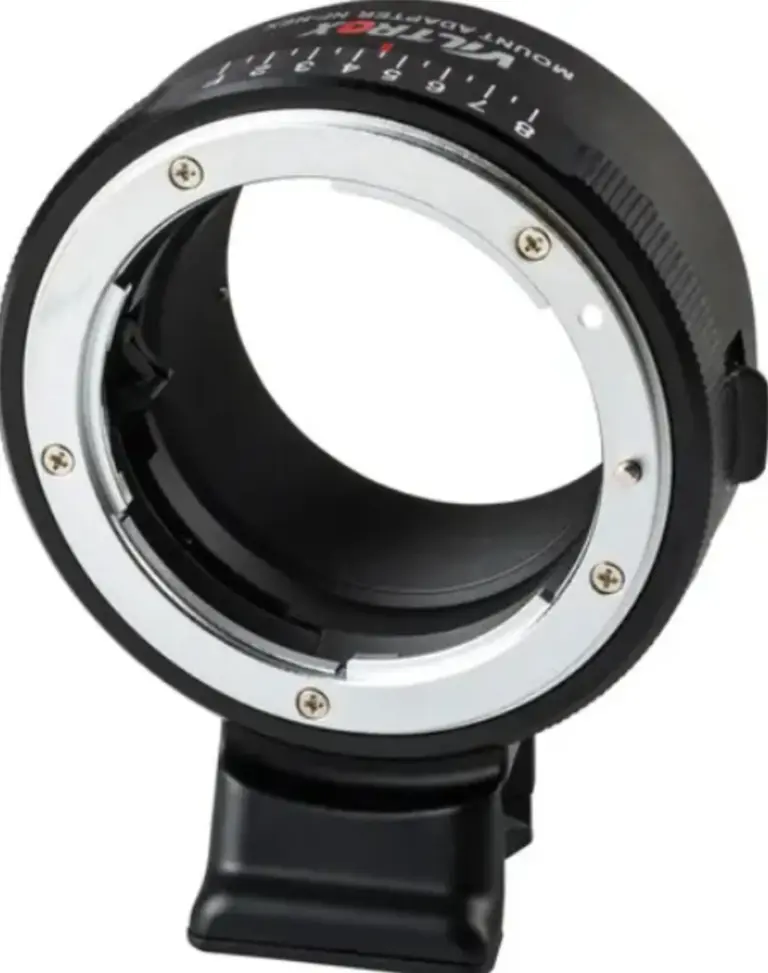 NFNEX Anello Adattatore Obiettivi Nikon D e G su Camera Sony E