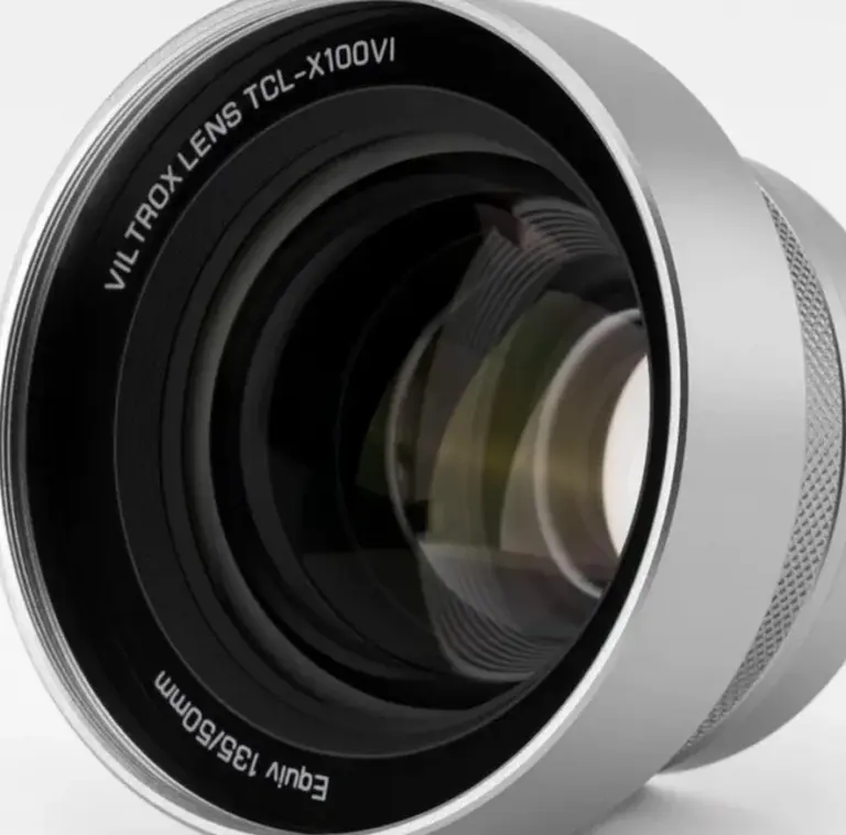 TCLX100VI SILVER TELEPHOTO CONVERSION LENS 45G. 323MM FOR FUJI X100 SERIES