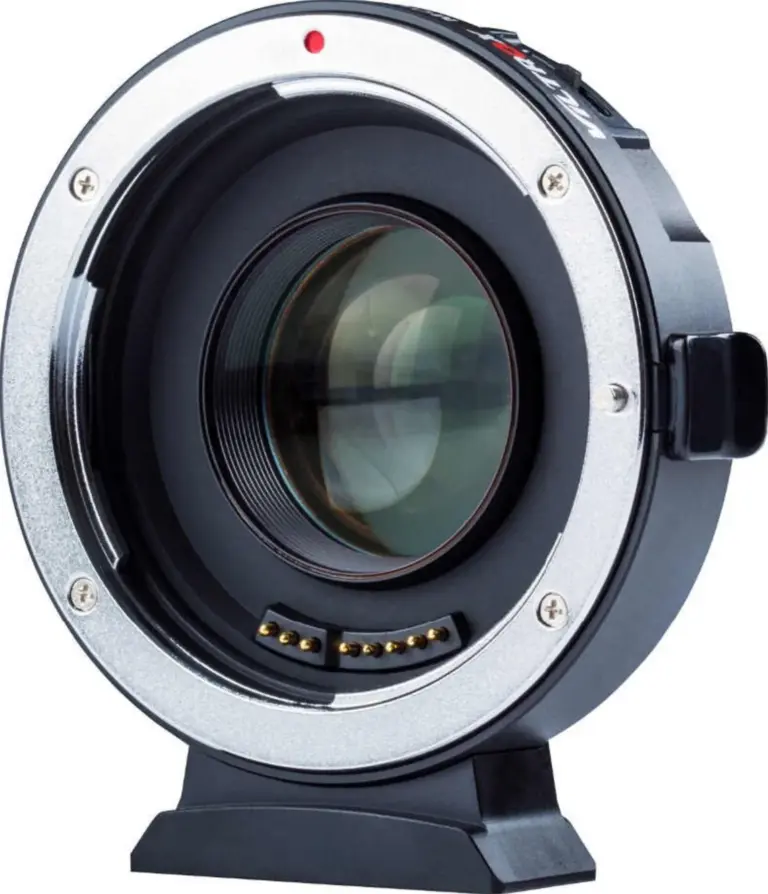 EFM2 II Adattatore AF Speed Booster per ottiche Canon EF su Micro 4/3