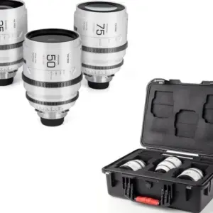 Full frame Anamorphic lens set Epic series PL mount 35mm50mm75mm T/2.0 1.33X con valigia
